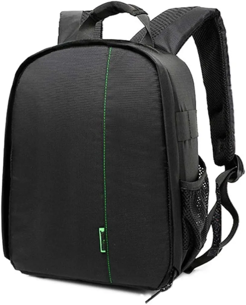 Camera Backpack Waterproof Bag Compact Camera Cases for DSLR/SLR and Accessories (Black 1)