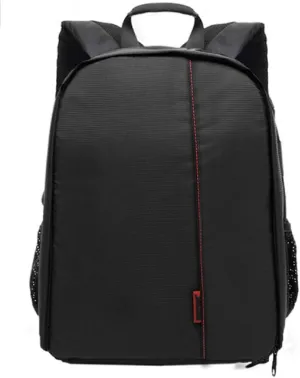 Camera Backpack Waterproof Bag Compact Camera Cases for DSLR/SLR and Accessories (Black 2)
