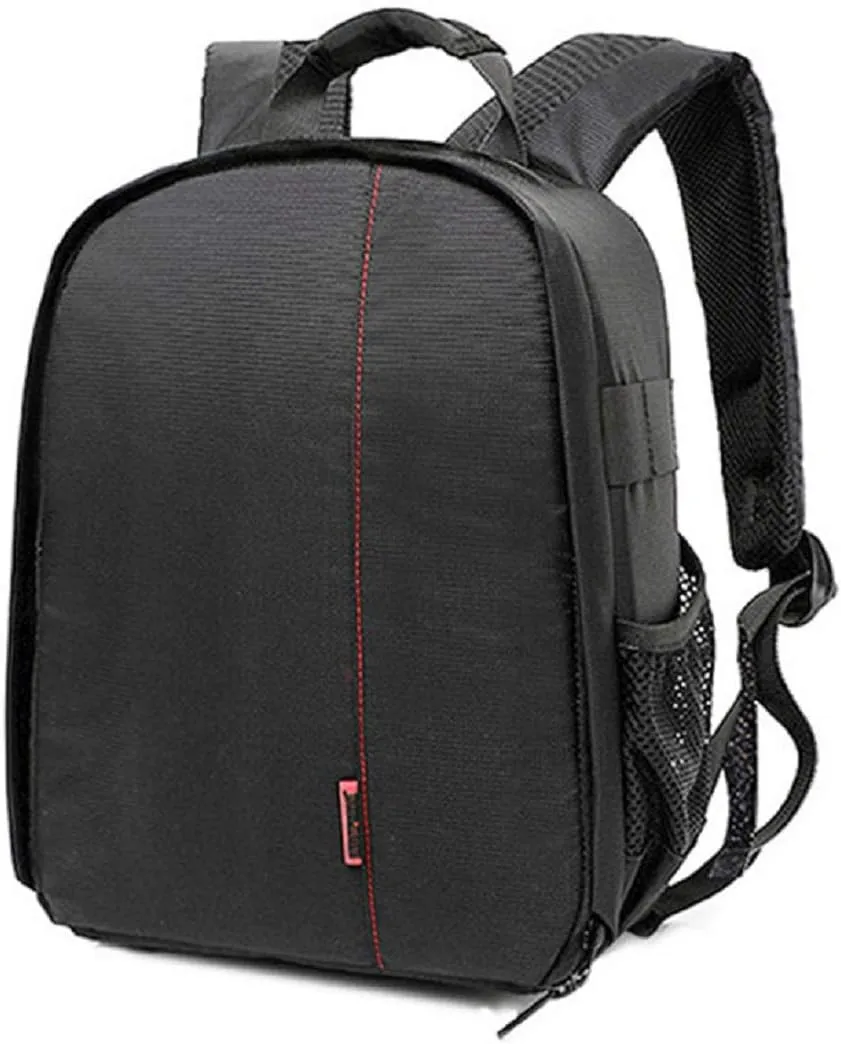 Camera Backpack Waterproof Bag Compact Camera Cases for DSLR/SLR and Accessories (Black 2)