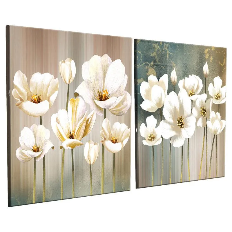 Cherry Floral Wall Art - Set Of Two