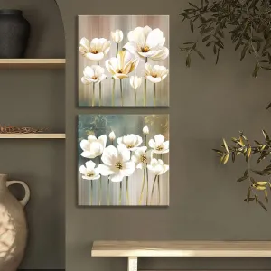 Cherry Floral Wall Art - Set Of Two