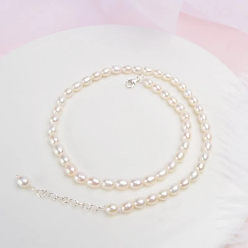 Chic and Dainty Pearl Studded Choker Necklaces