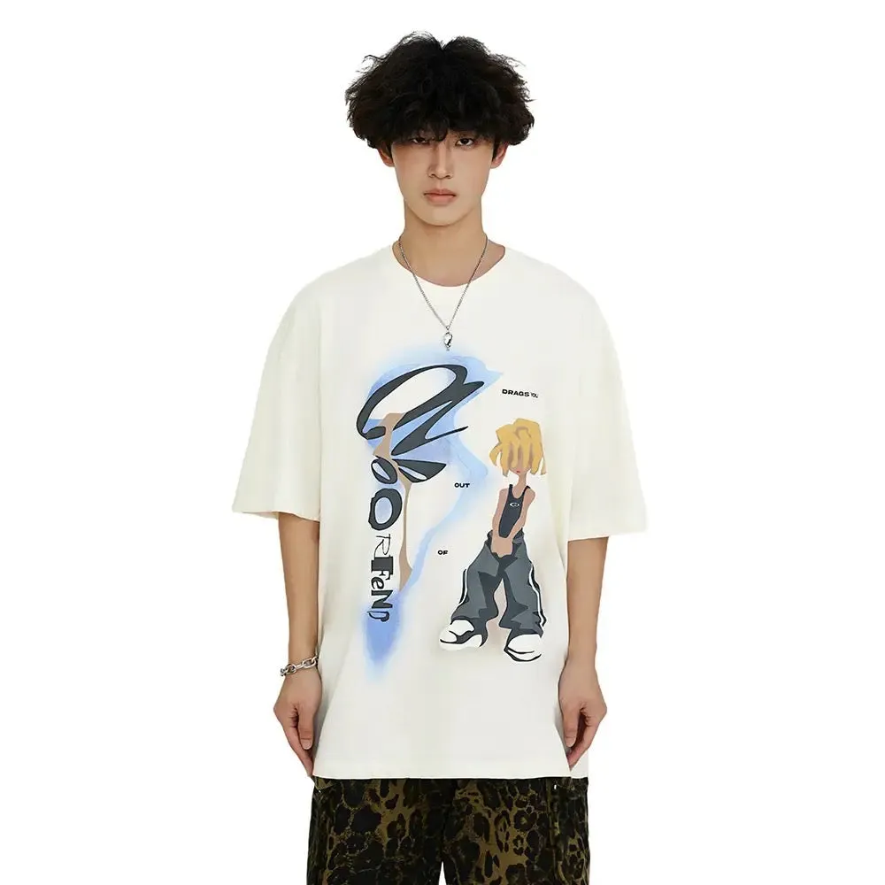 Chicmy-Streetwear y2k 90s Fashion Retro Casual Outfits Drag Out Print T-shirt