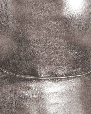 CINEMATIQUE STRETCH LEATHER BUSTIER | Gunmetal