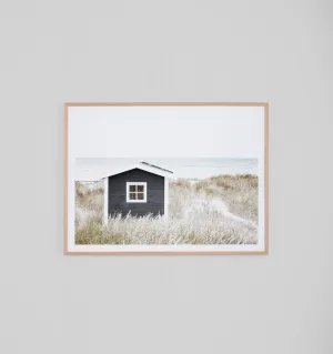 COASTAL COTTAGE - FRAMED PRINT