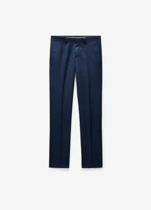 Crosshatch Suit Pants Dark Teal