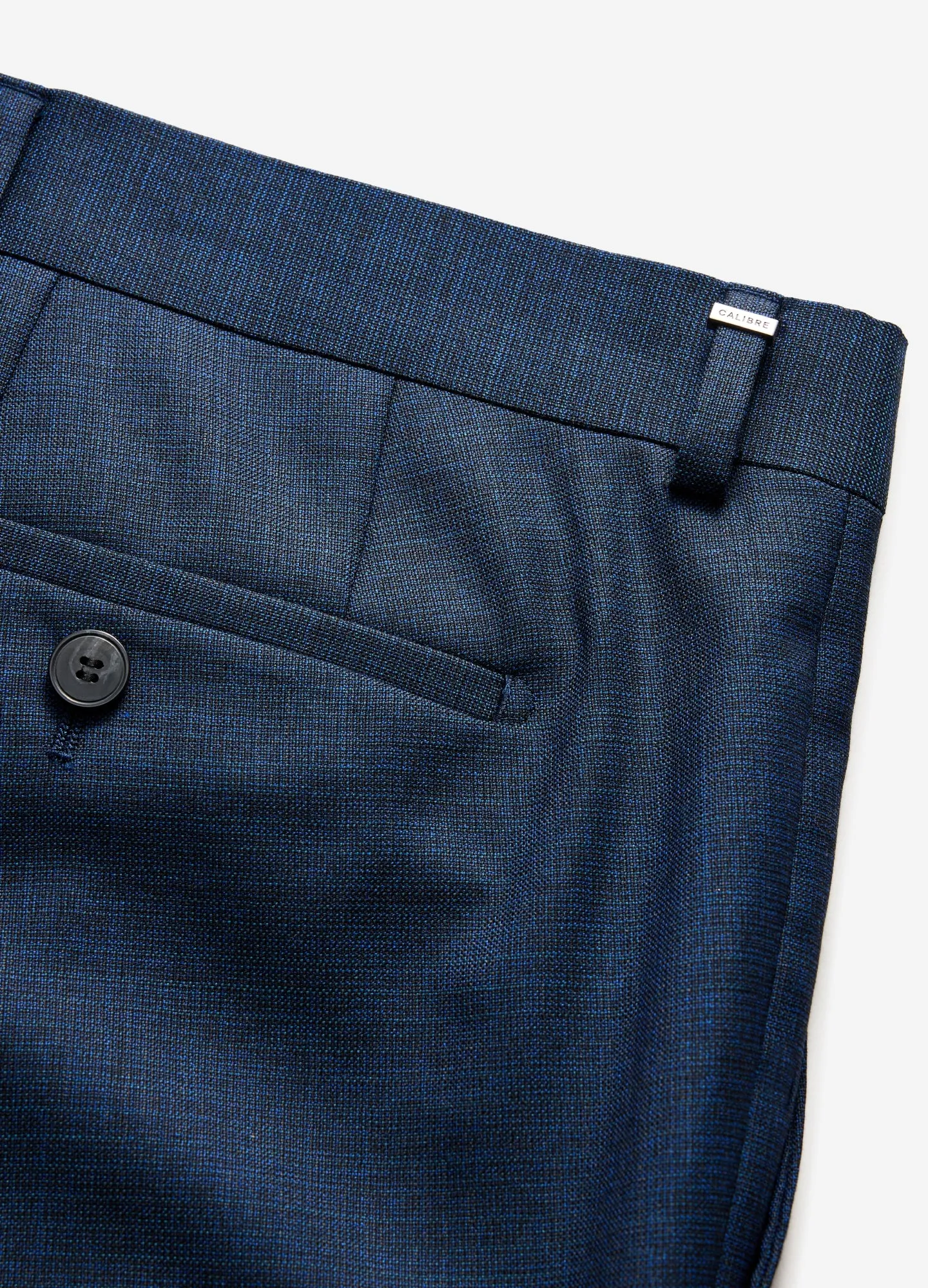 Crosshatch Suit Pants Dark Teal