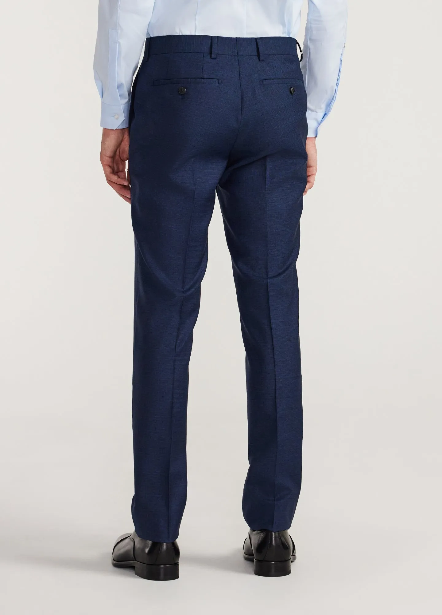 Crosshatch Suit Pants Dark Teal