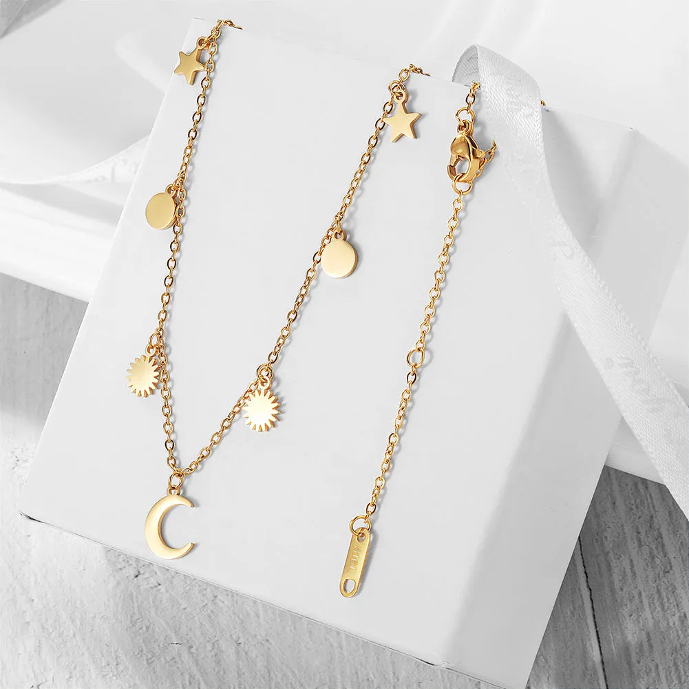 Dangling Celestial Necklace