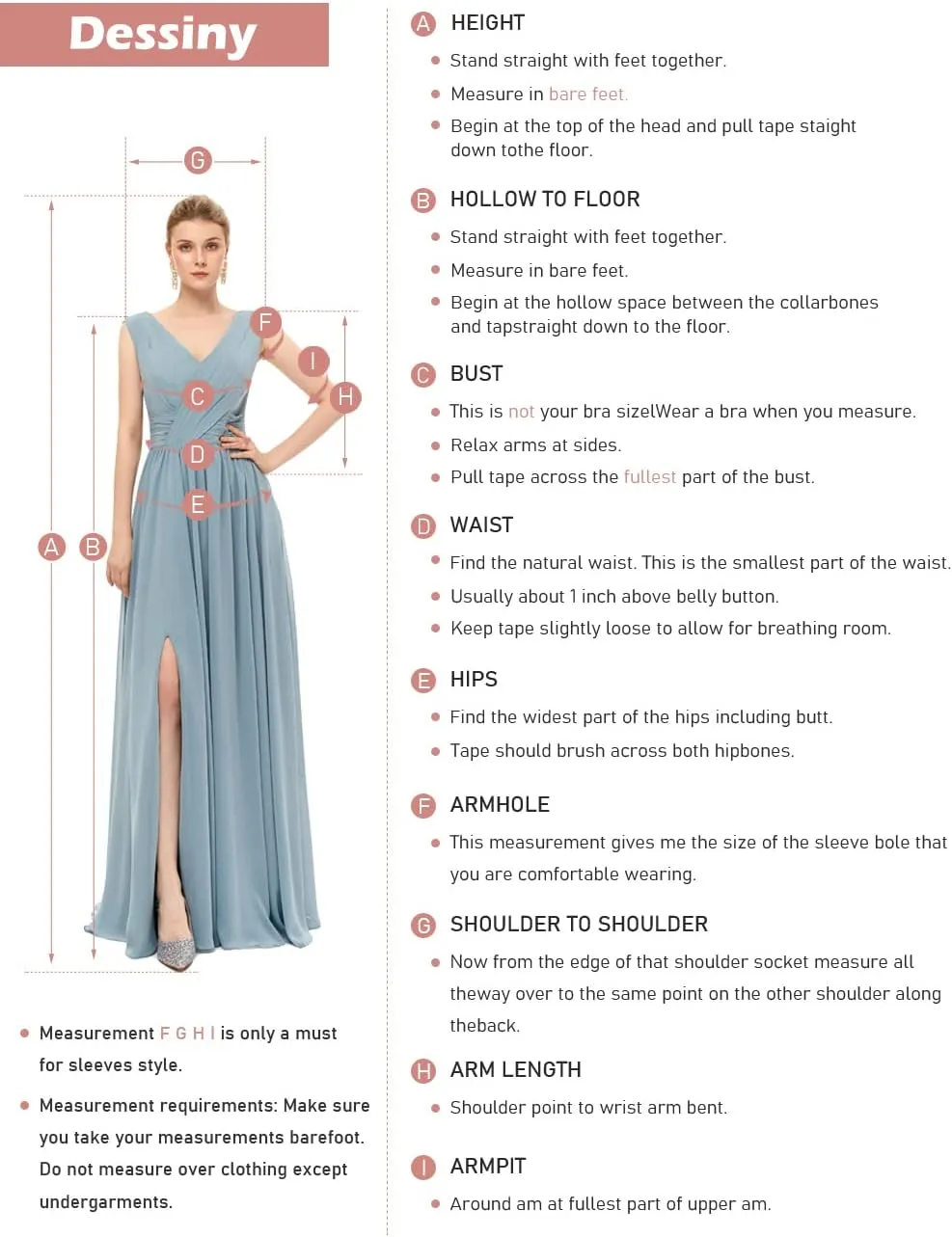 Dessiny Ruched Straps Chiffon Bridesmaid Dresses for Women with Slit Long A Line Pleated Formal Party Dress 2024 DE55
