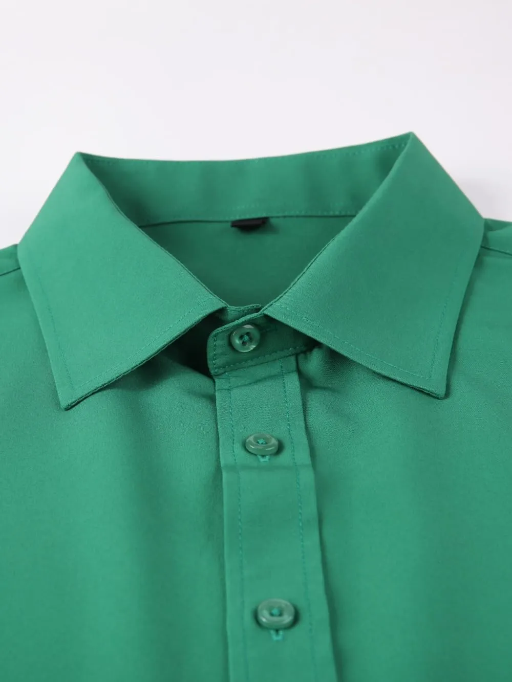 Dress Shirts for Men's Long Sleeve Button Down Shirt Slim Fit Business Formal Stretch Shirt
