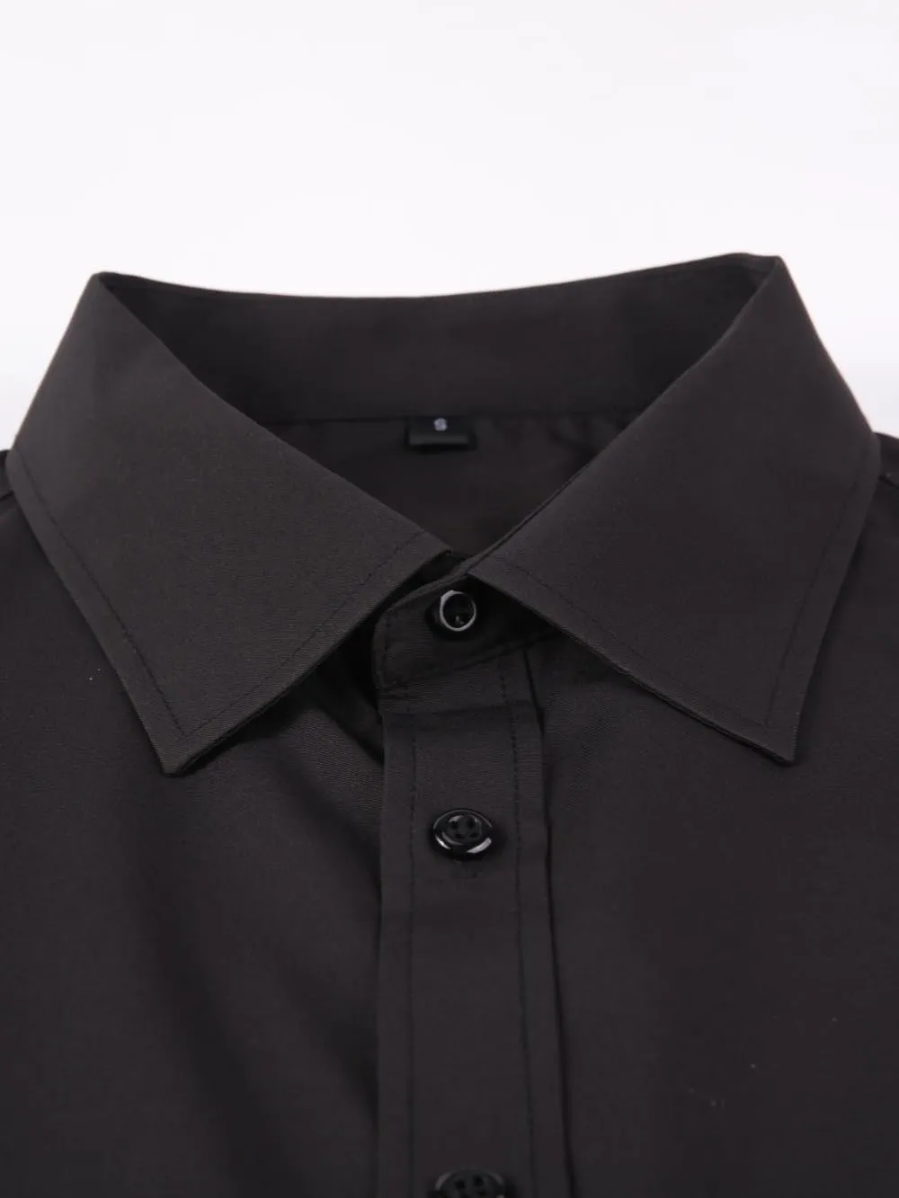 Dress Shirts for Men's Long Sleeve Button Down Shirt Slim Fit Business Formal Stretch Shirt