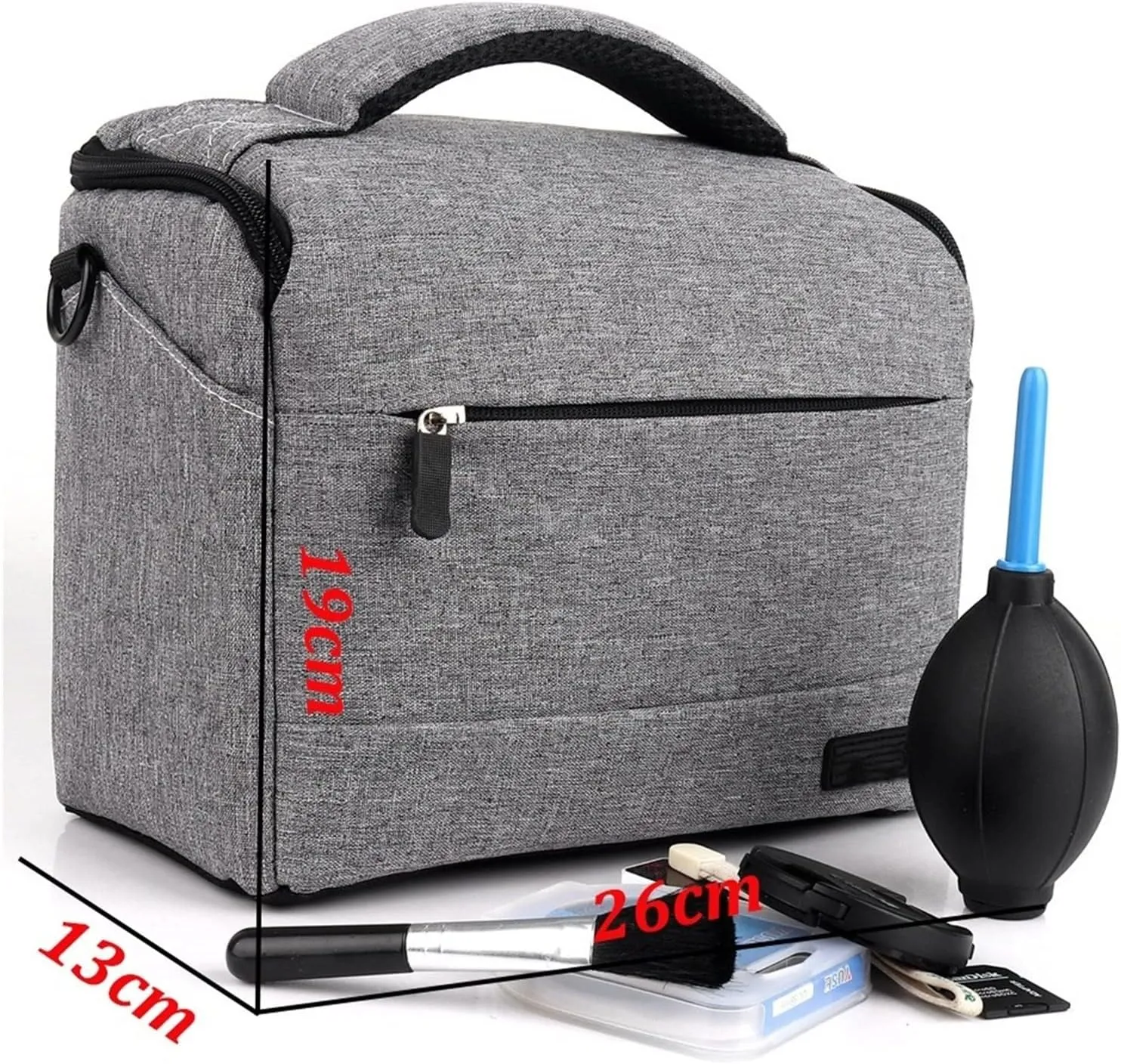DSLR Camera Bag Case Large-Capacity Camera Accessories Travel Camera Bag (Color : Black)