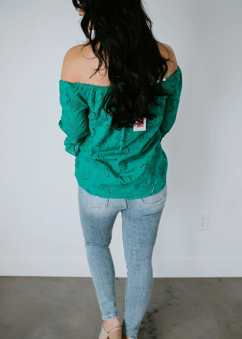 Easy On The Eyelet Top