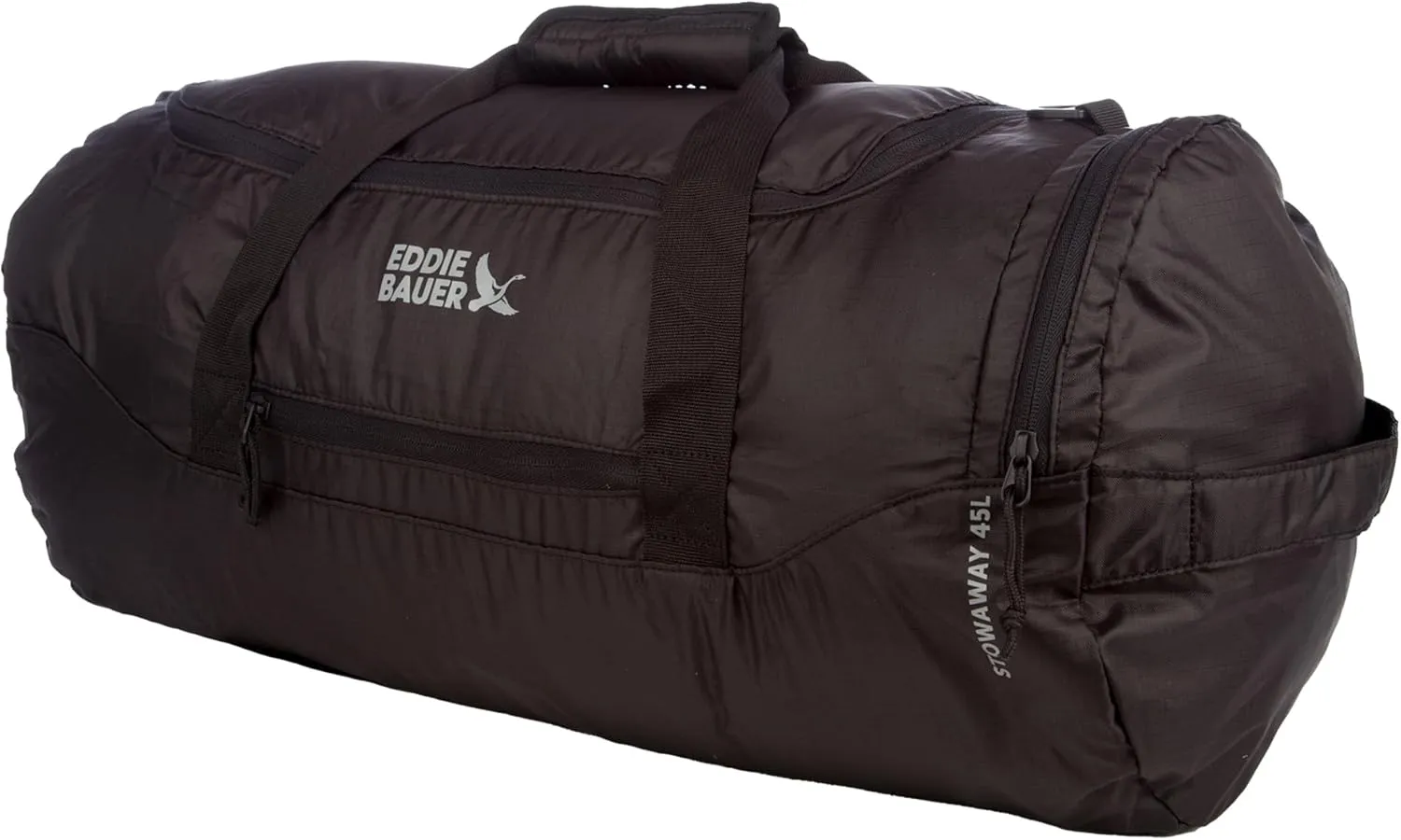Eddie Bauer Stowaway Packable Duffel Bag | Travel | Foldable | Lightweight | Durable | Ripstop Polyester | 23" Length | 45L Capacity