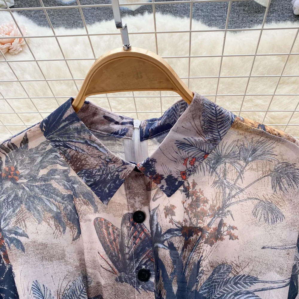 Elegant Printed Floral Dress