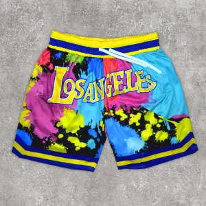 Fashion statement colorful print sweatpants