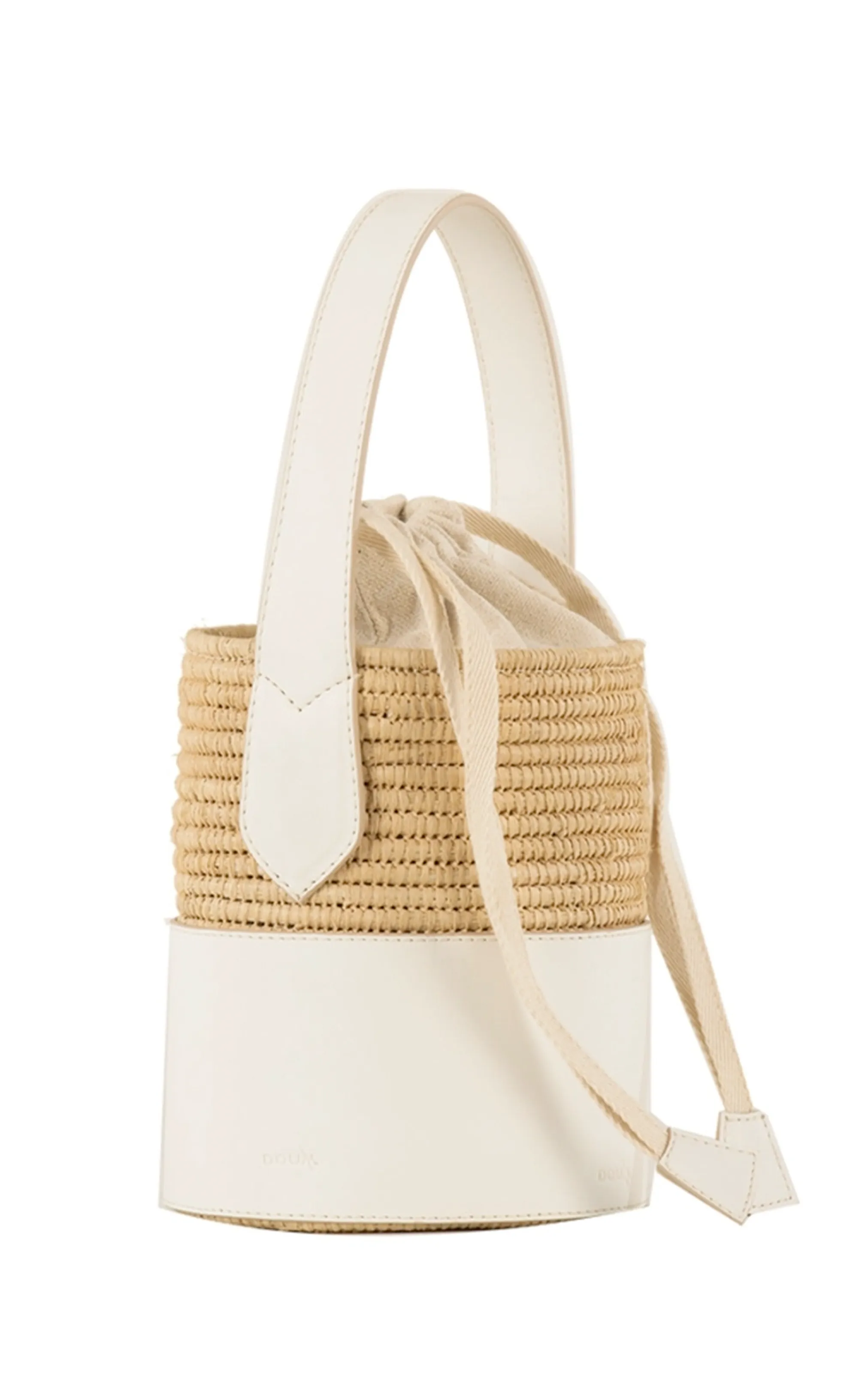 Fati Raffia Bucket Bag