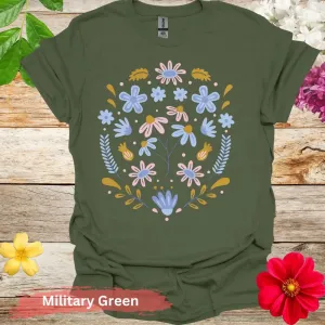 Floral Pattern Graphic T-shirt