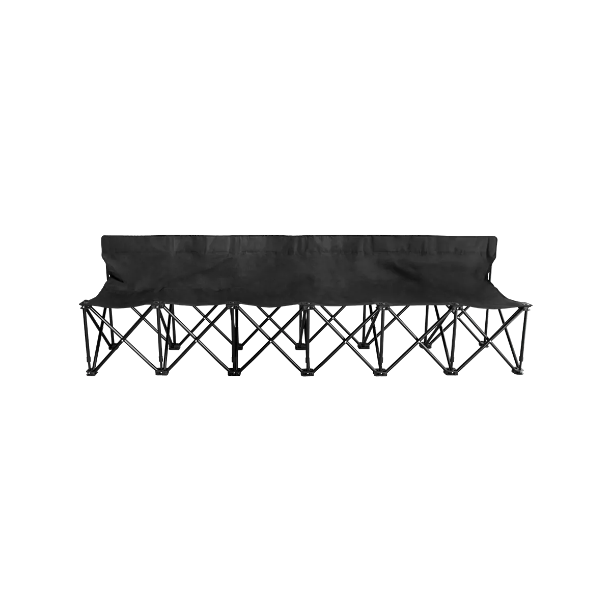 Folding 6 Seat Bench