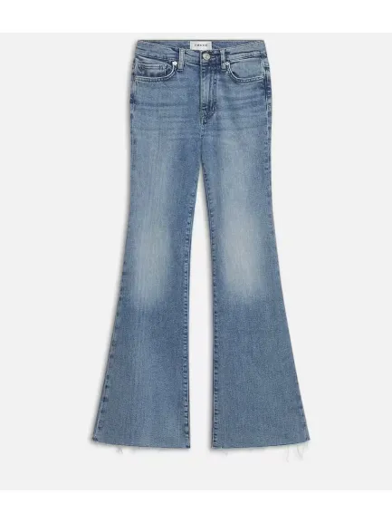 Frame Le Easy Flare Raw Fray in Whimsy