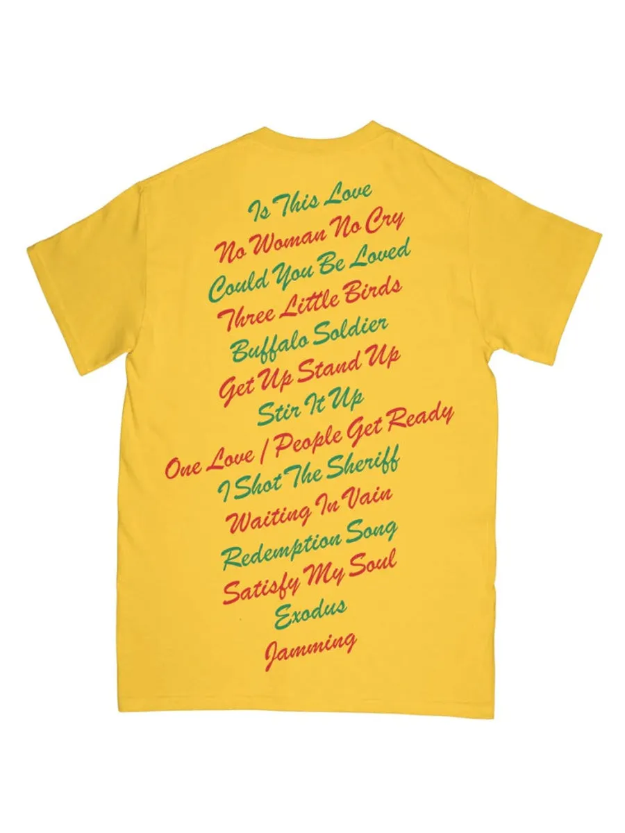 Free & Easy X Bob Marley Greatest Hits Tee