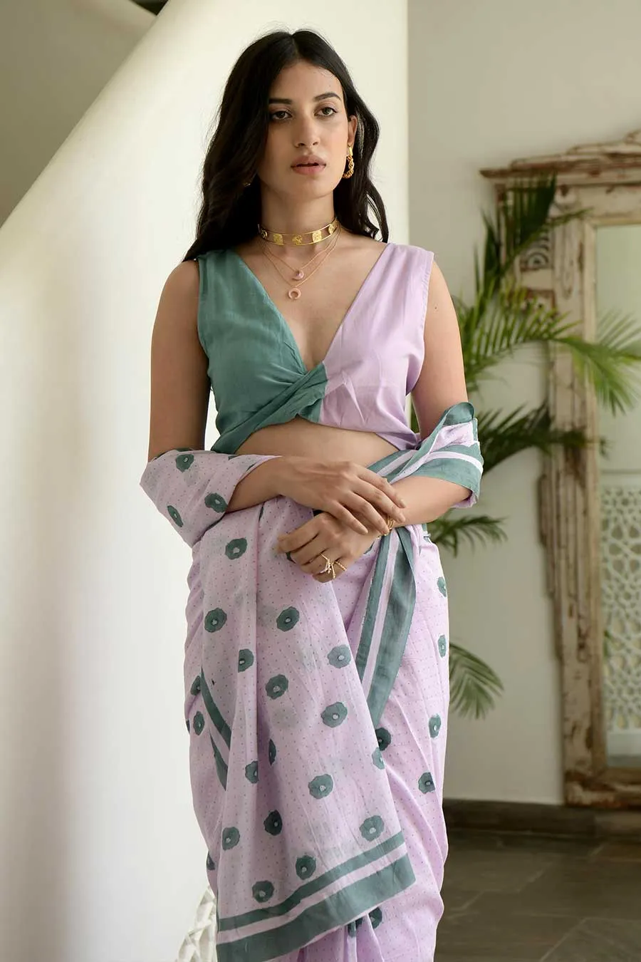 Fresh & Wild Saree & Blouse Set