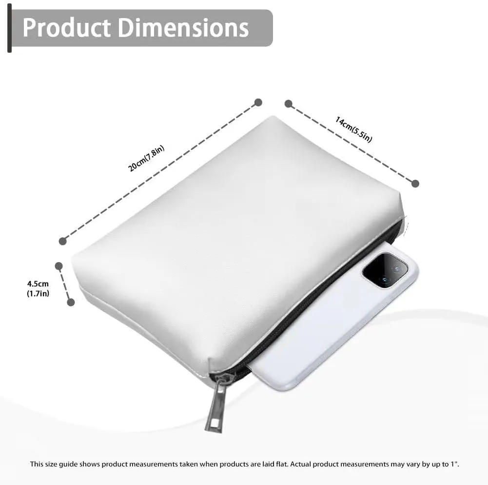 GIFTPUZZ Women Clutch Purses Leather Handbags Portable Travel Money Purse Outdoor Accessories Organizer