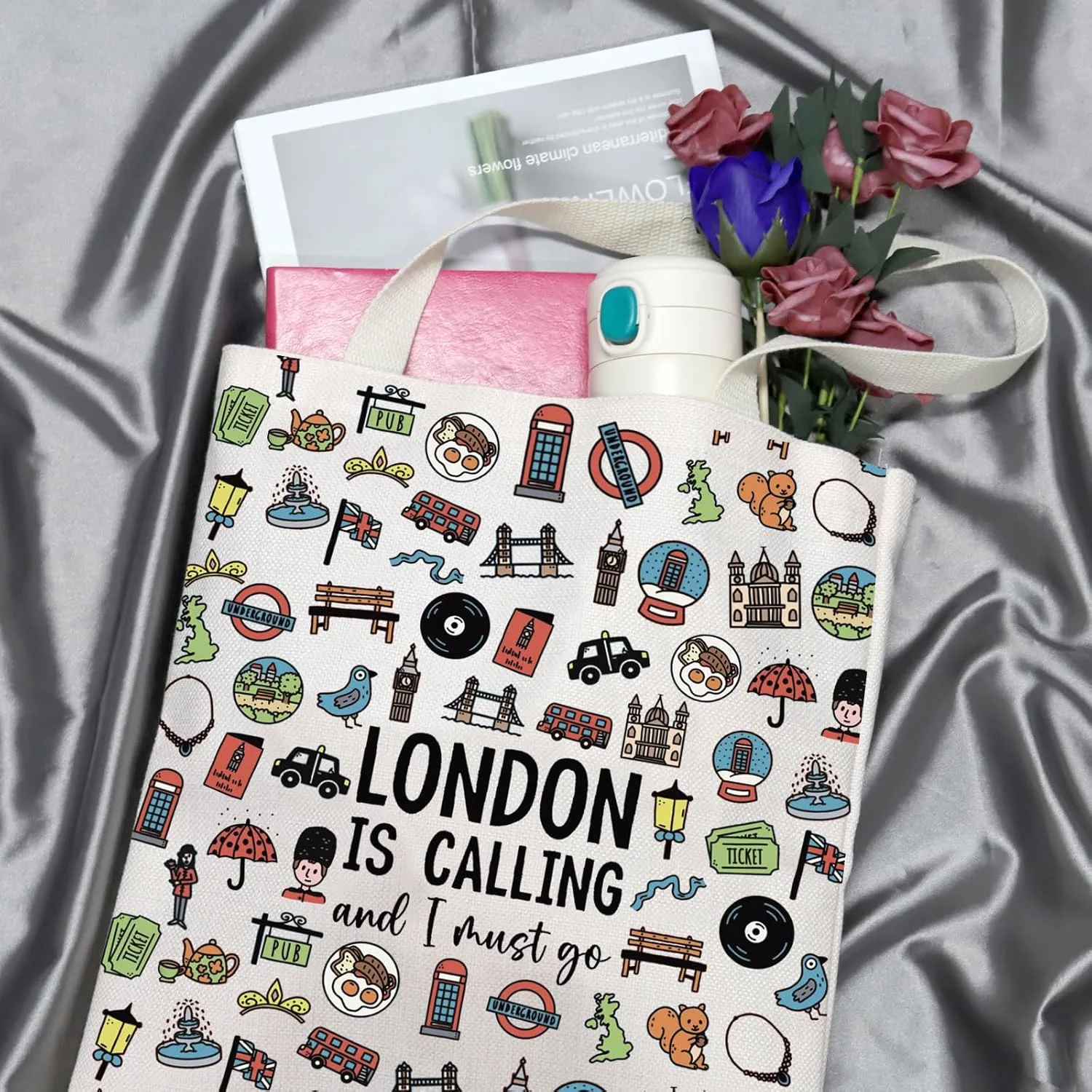 GJTIM London Getaway Weekend Gift England UK Travel Souvenir Accessories Bag Toiletry Bag