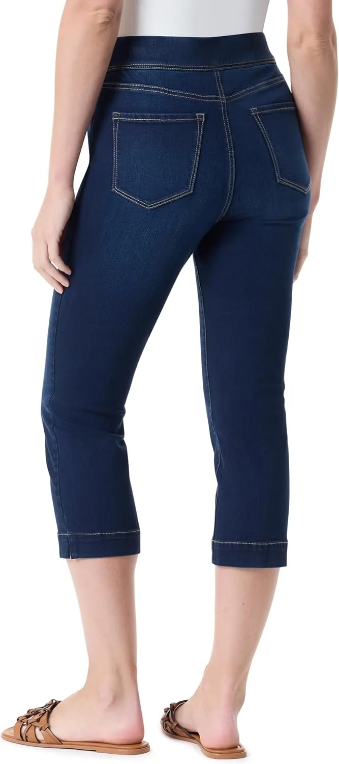 Gloria Vanderbilt Women's Amanda Pull on Capri Standard