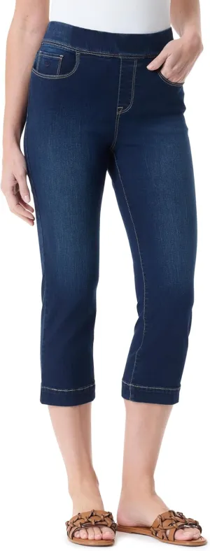Gloria Vanderbilt Women's Amanda Pull on Capri Standard