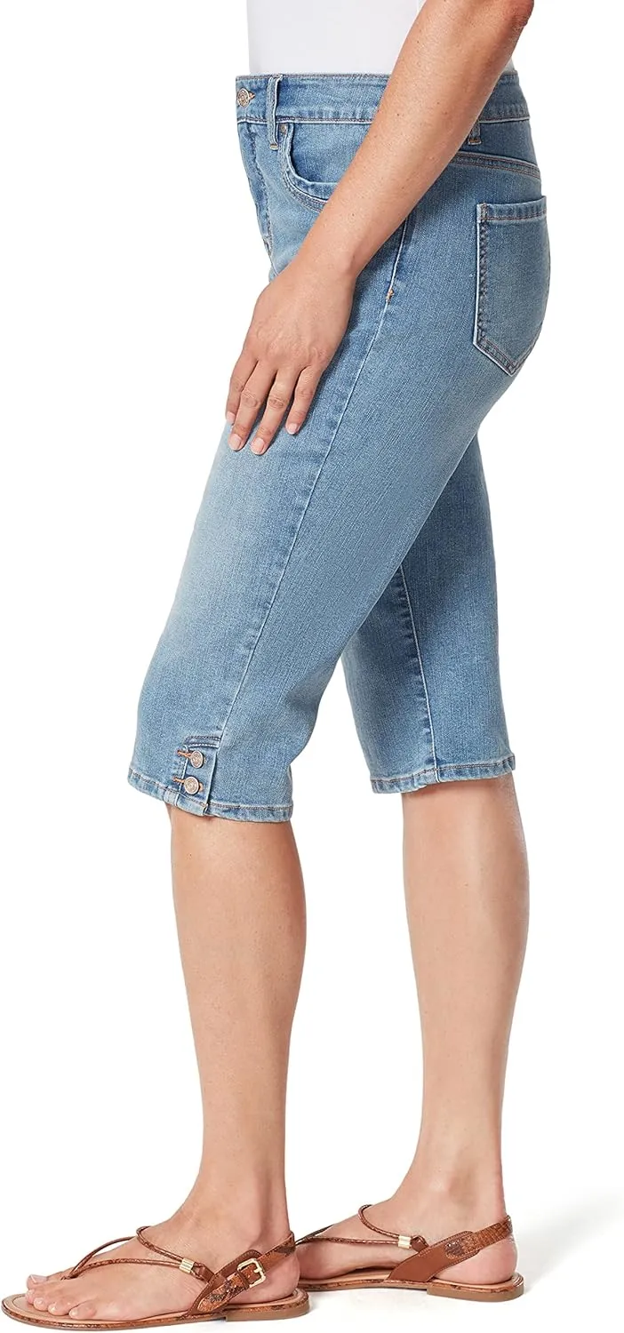 Gloria Vanderbilt Women's Kaia Side Button Skimmer Short
