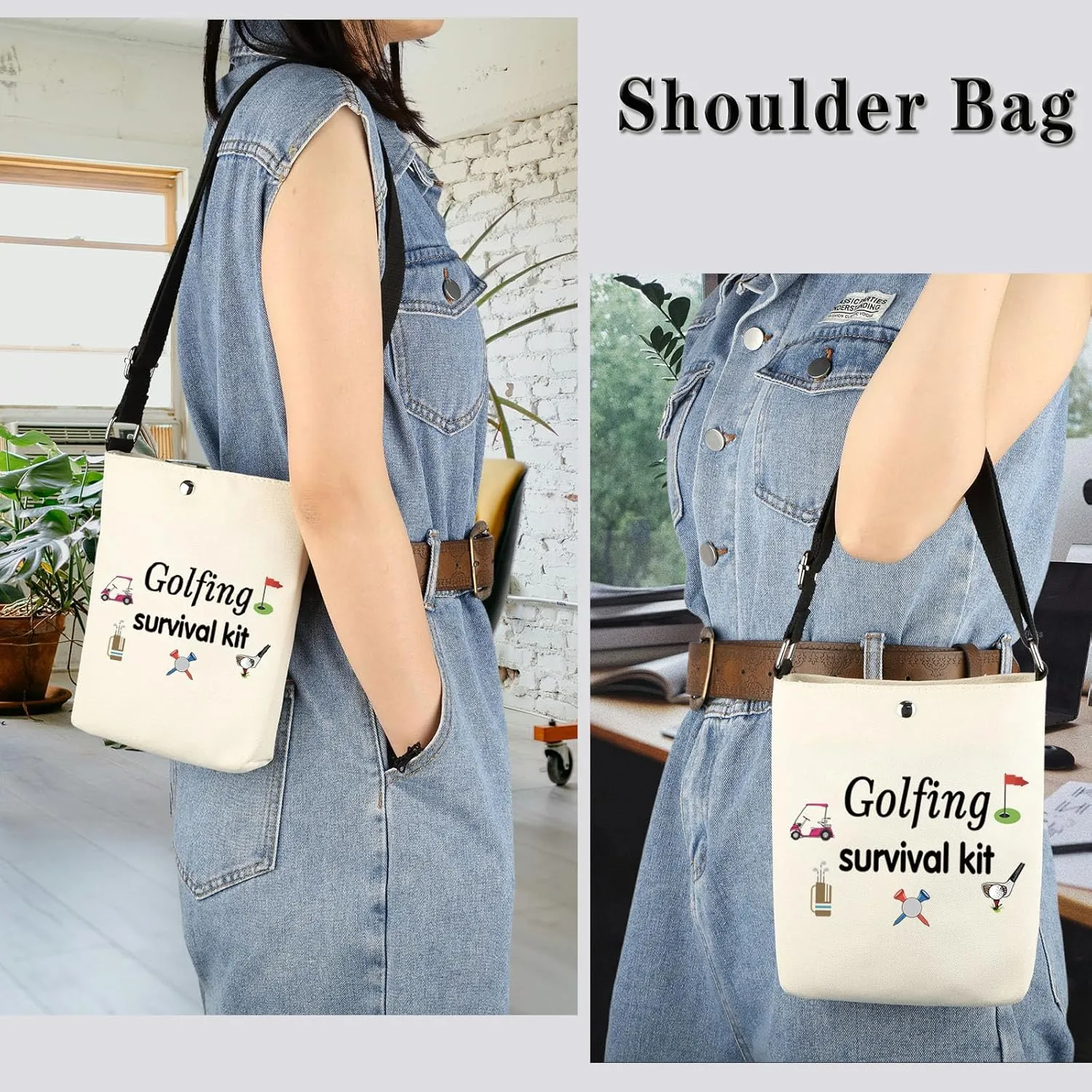 Golfing Survival Kit Makeup Bag Golfing Gift Golf Accessories Gift for Mom Golfer Humor