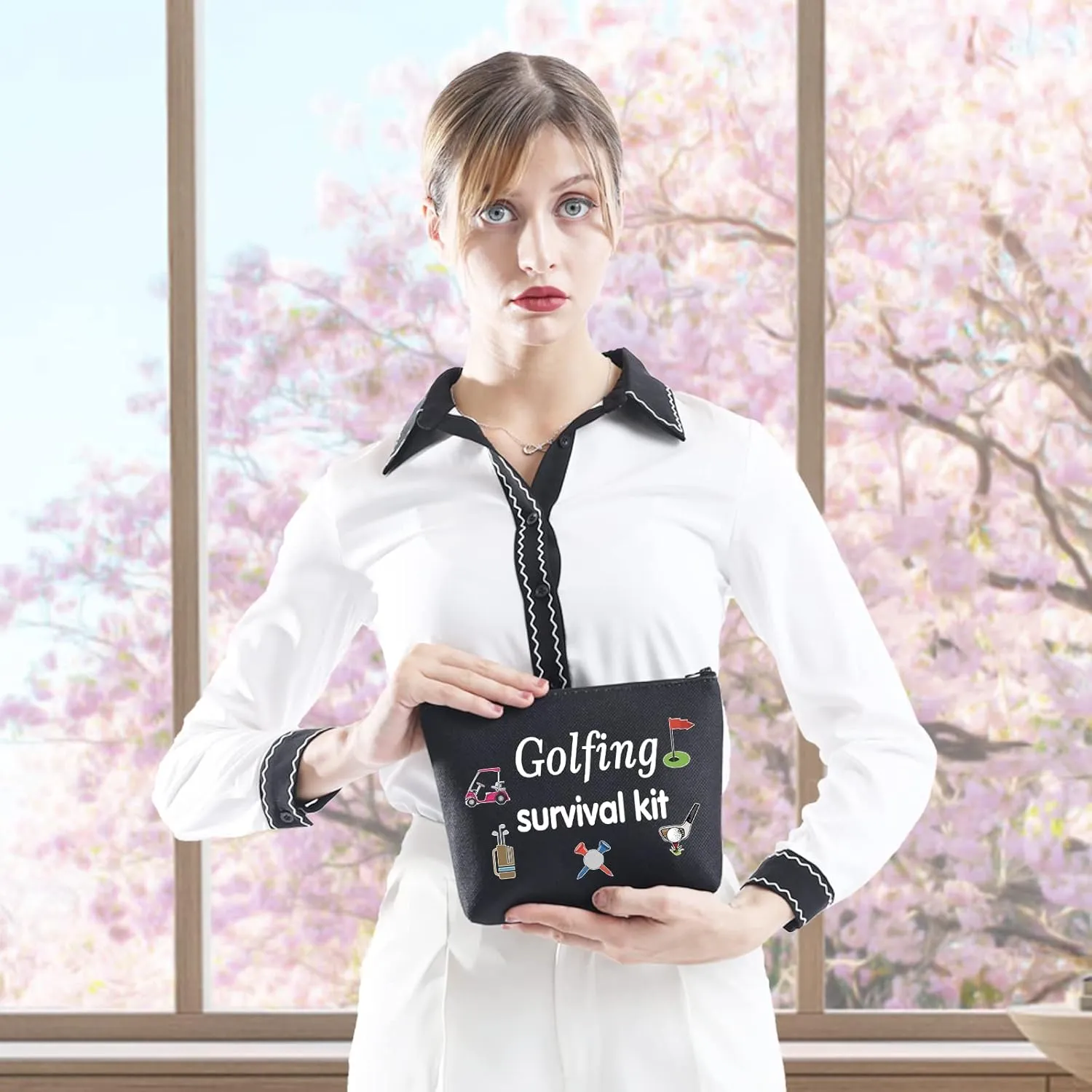 Golfing Survival Kit Makeup Bag Golfing Gift Golf Accessories Gift for Mom Golfer Humor