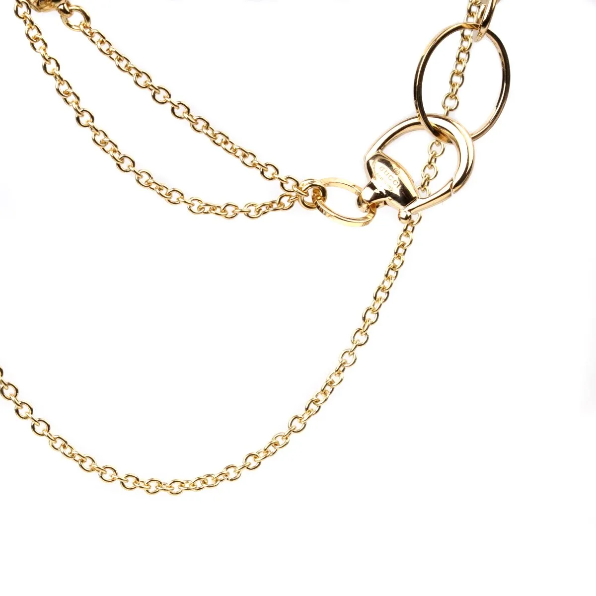 Gucci Flora Amethyst Drop Necklace