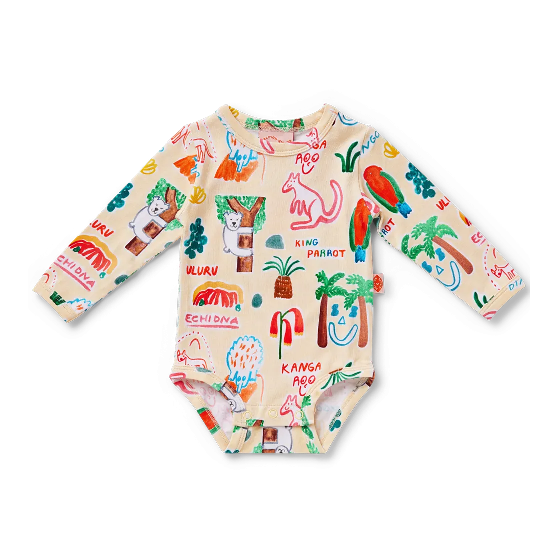 Halcyon Nights Long Sleeve Bodysuit - Cooee