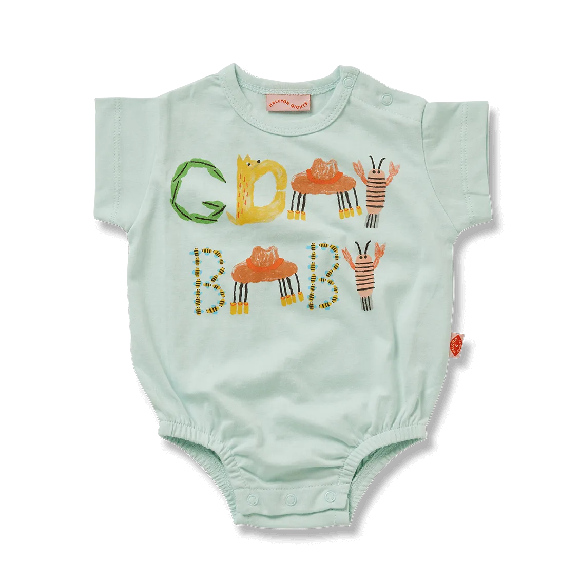 Halcyon Nights Short Sleeve Bodysuit - Gday Baby