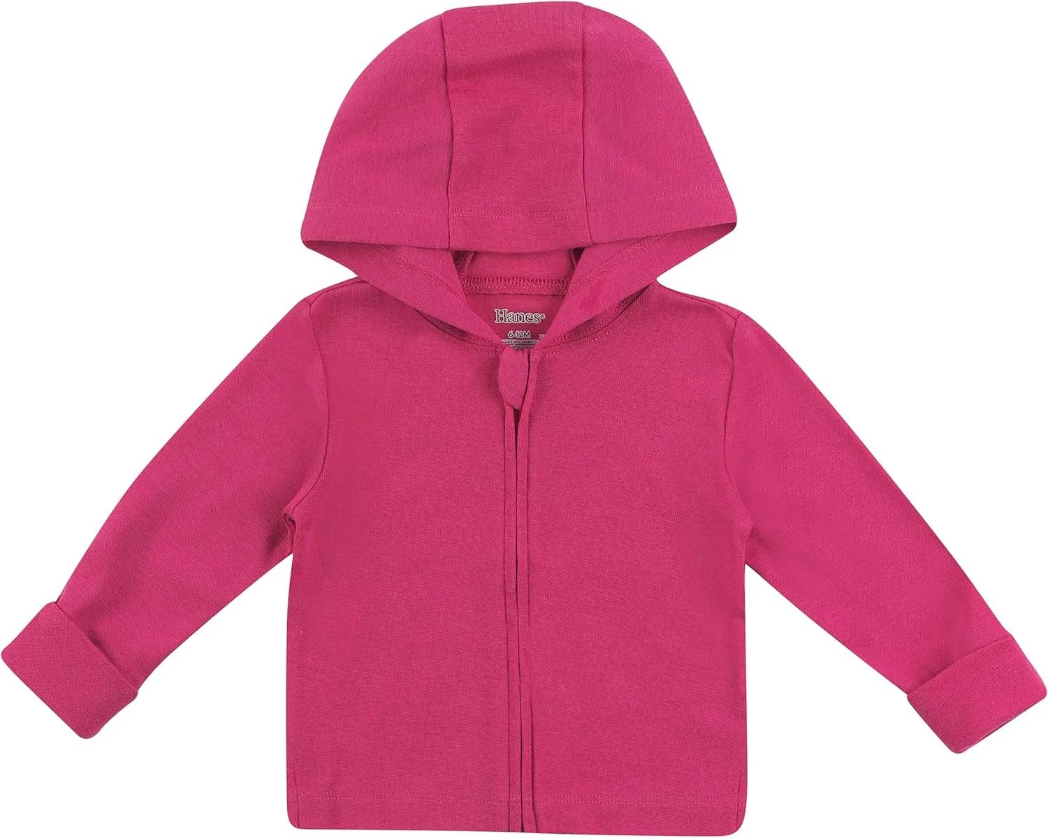 Hanes Hoodie, Zippin Soft 4-Way Stretch Knit Long Sleeve, Babies and Toddlers