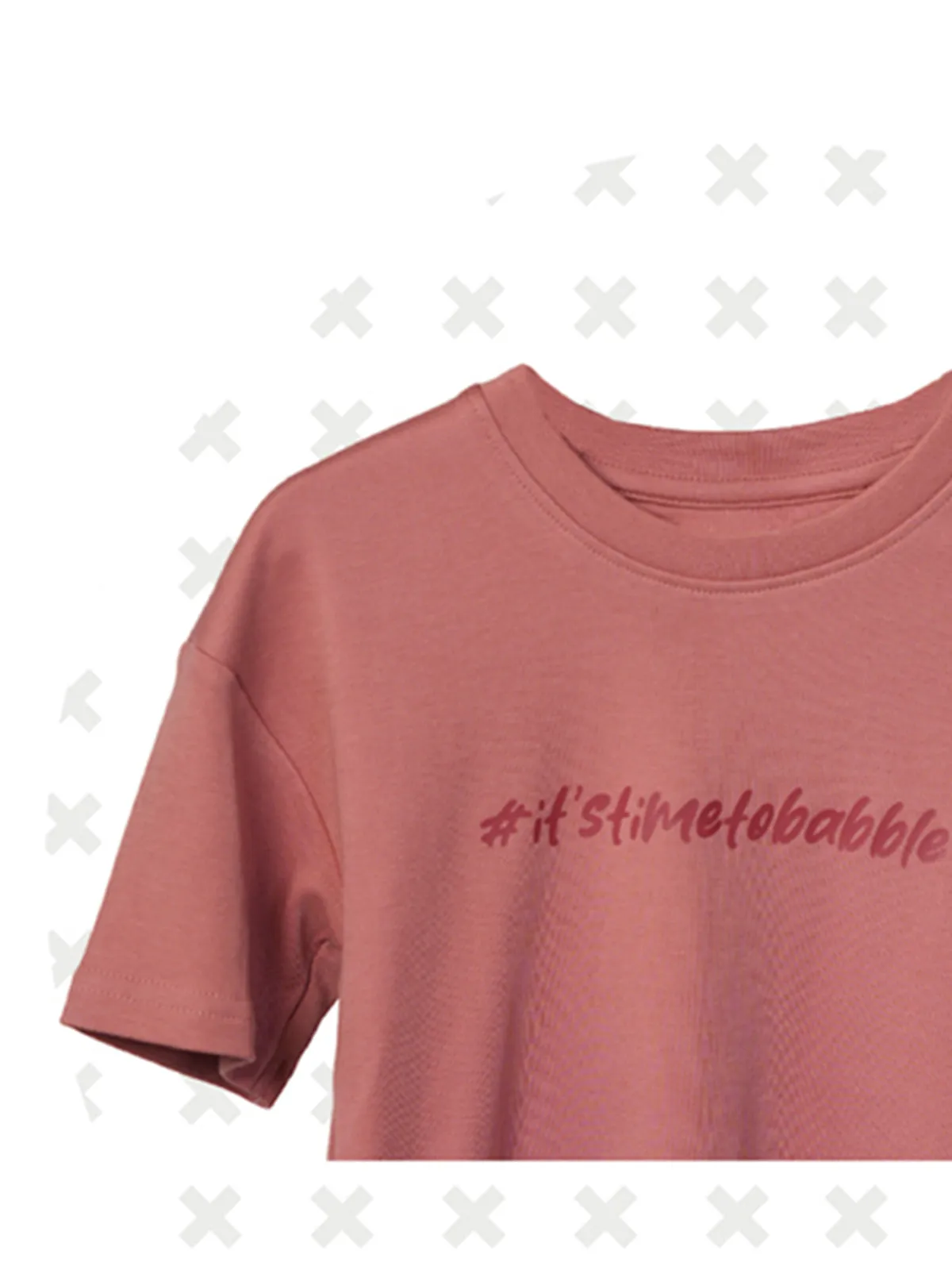Hashtag oversized t-shirt