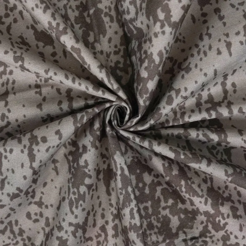 Hayat Floral Bedsheet - Grey