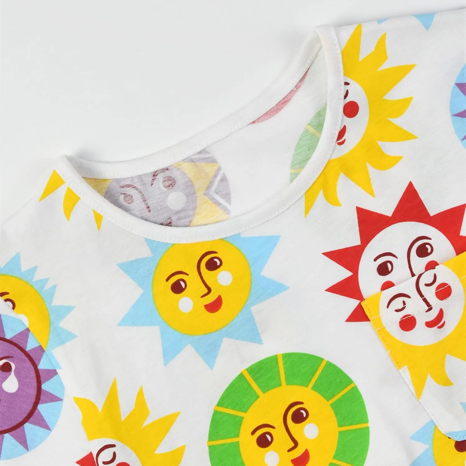 HILEELANG Girl Short Sleeve Dress Summer Cotton Casual Tunic Shirt Twirly Basic Skater Dress