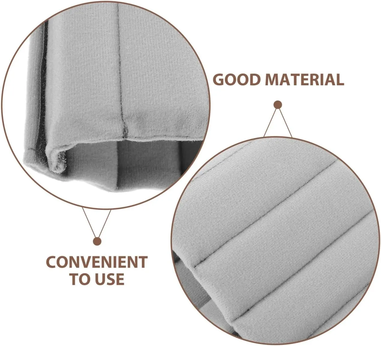 Homoyoyo 6 Pcs Camera Bag Divider Baggies Plug Ins Bag Dividers for Camera Bag Camera Bag Inserts Bag Divider Organizer Insert Side Pocket Thicken N Gray Suede Roller Partition, Greyx3pcs, Z29C37C20C