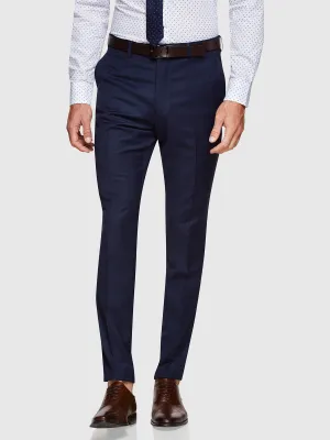 Hopkins Wool Blend Suit Trousers