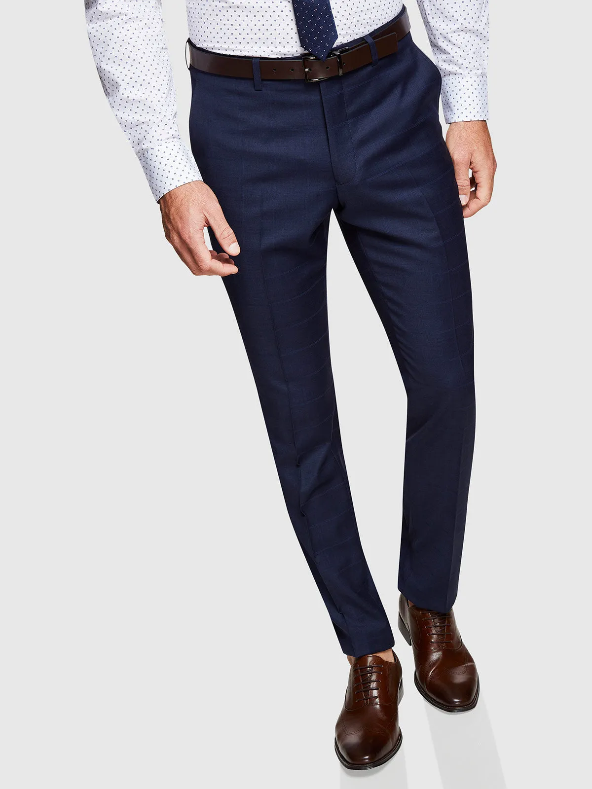 Hopkins Wool Blend Suit Trousers