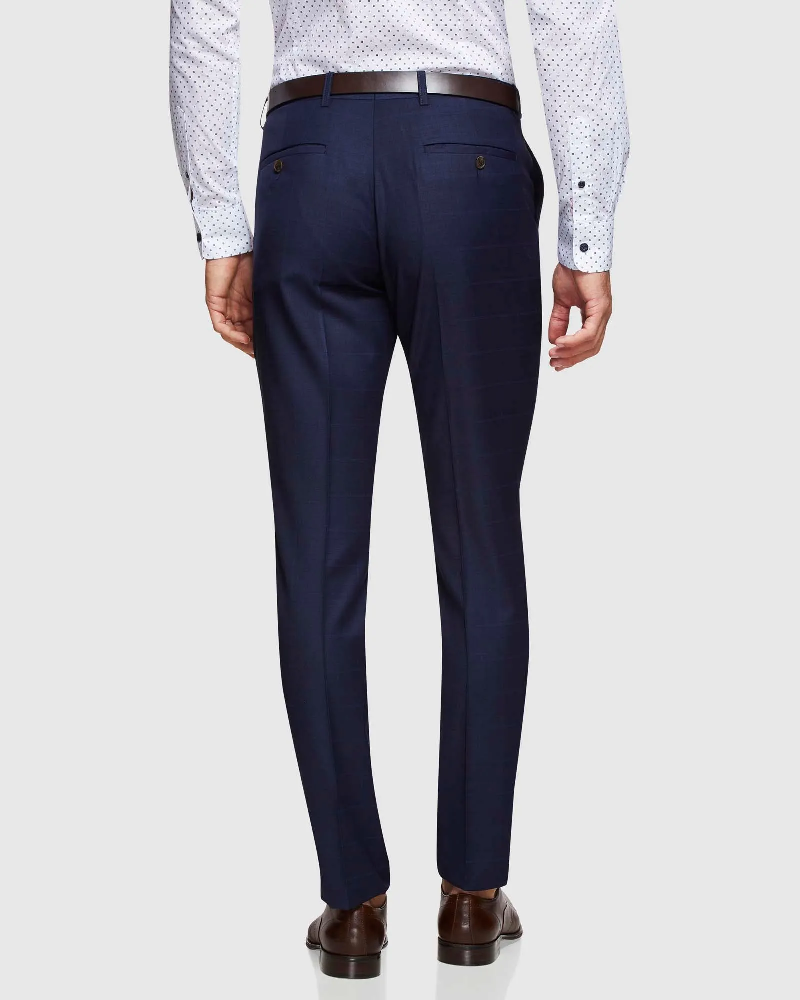 Hopkins Wool Blend Suit Trousers