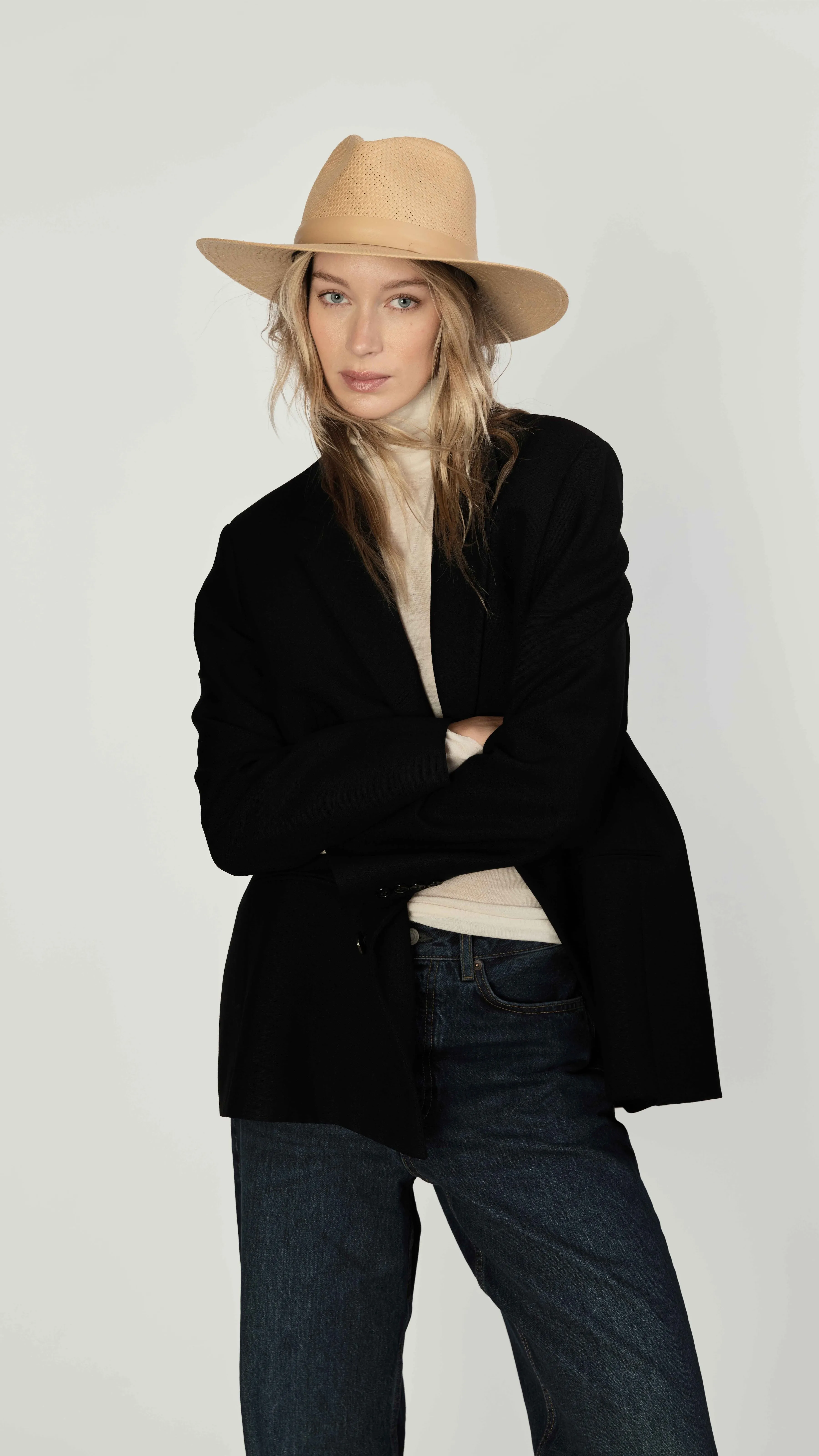 Janessa Leone Simone Hat in Sand