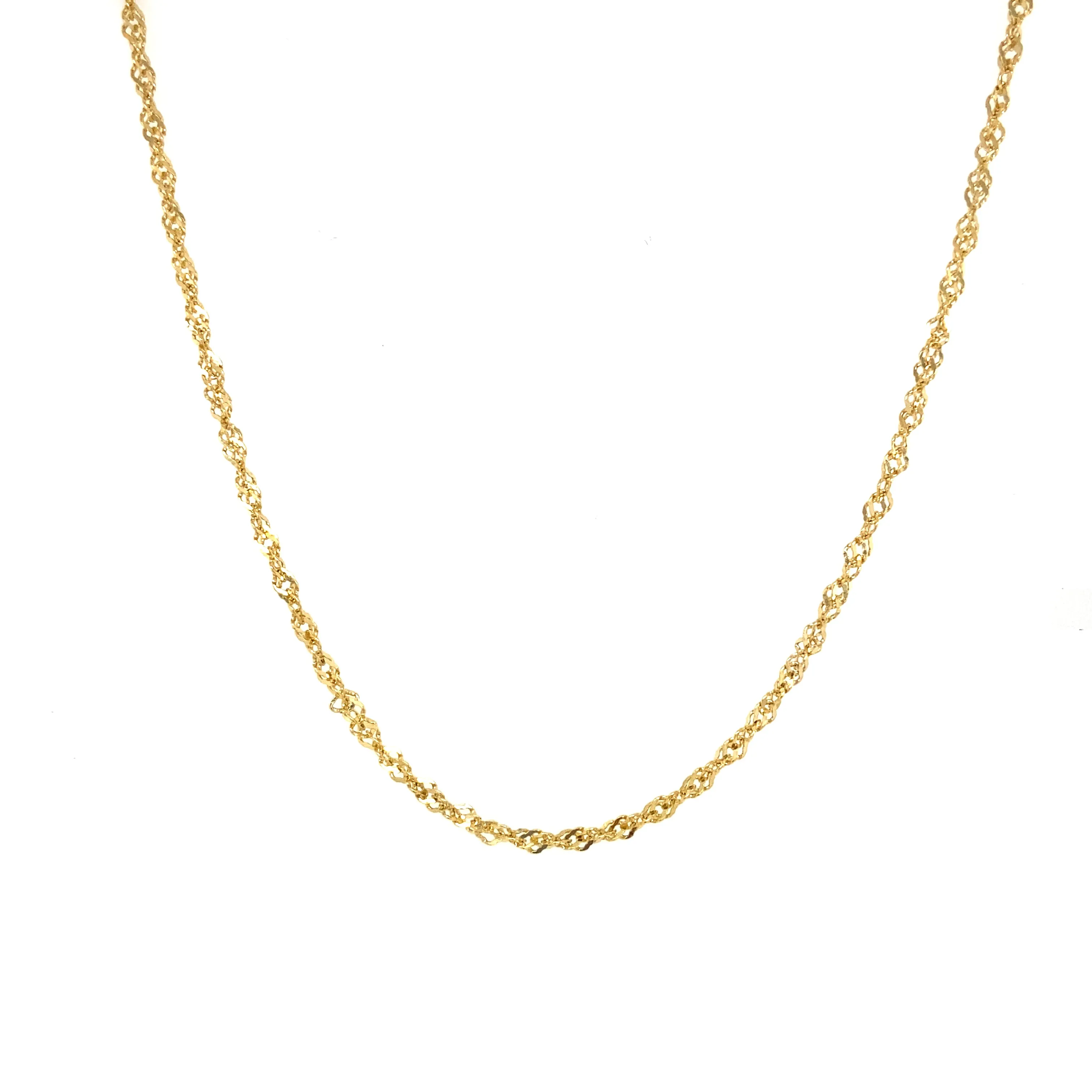 JJ x Chantel Carreira Twisted Gold Layering Necklace