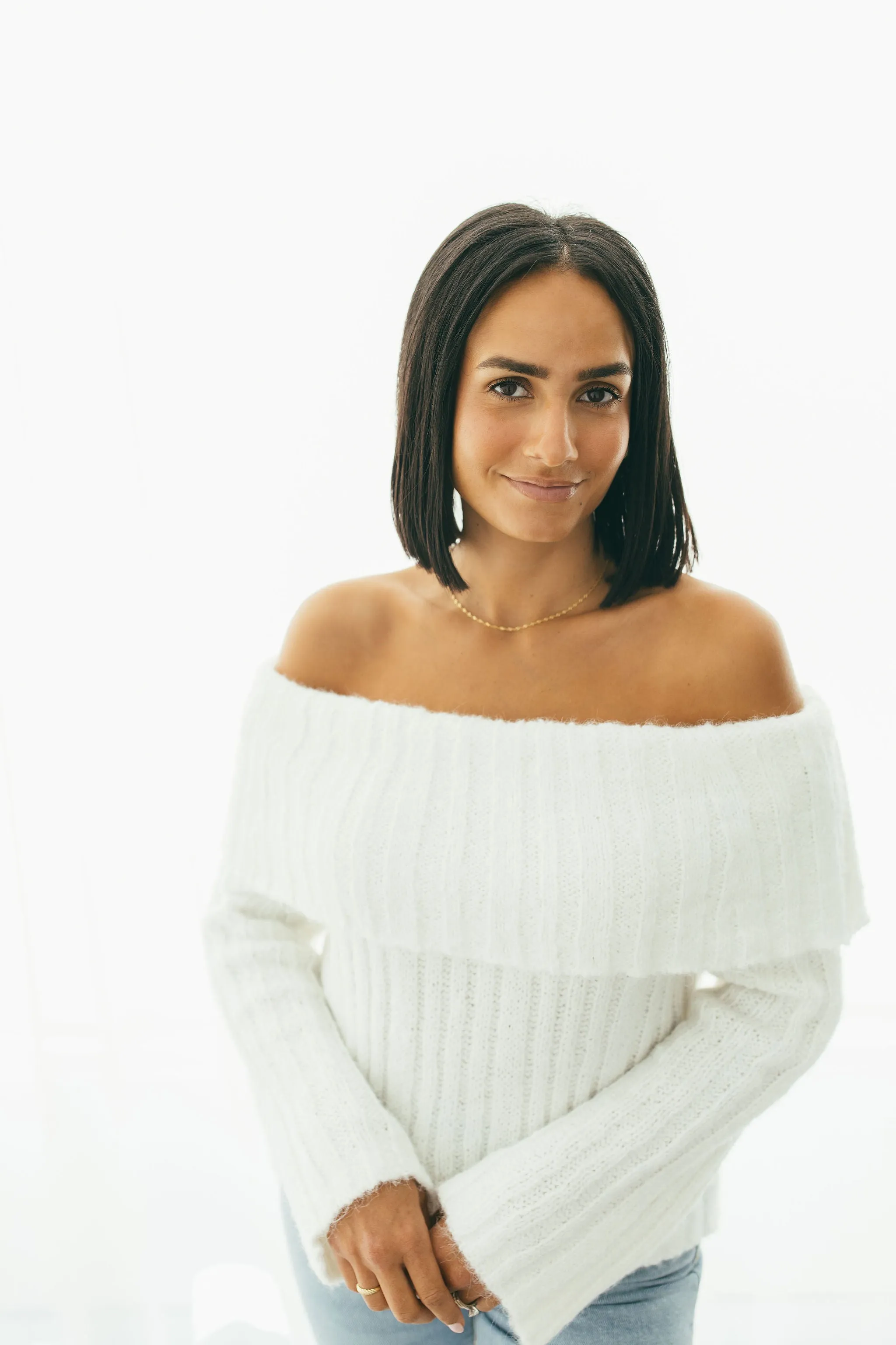 JJ x Chantel Carreira Twisted Gold Layering Necklace