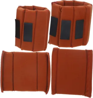 jojofuny Camera Bag Inserts 4 Pack Dividers for DSLR Camera Case Brown Accessories Design