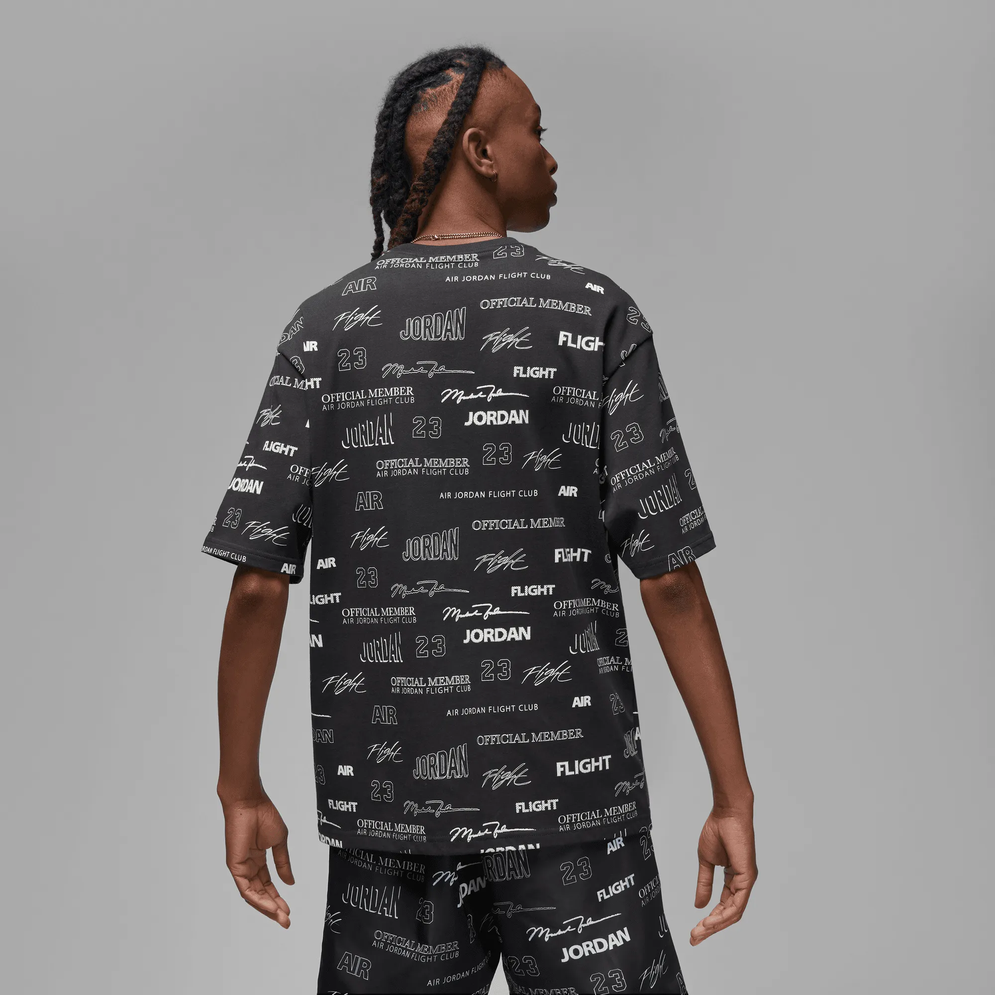 Jordan - Men - Flight MVP Statement 85 Tee - Off Noir/Magic Ember